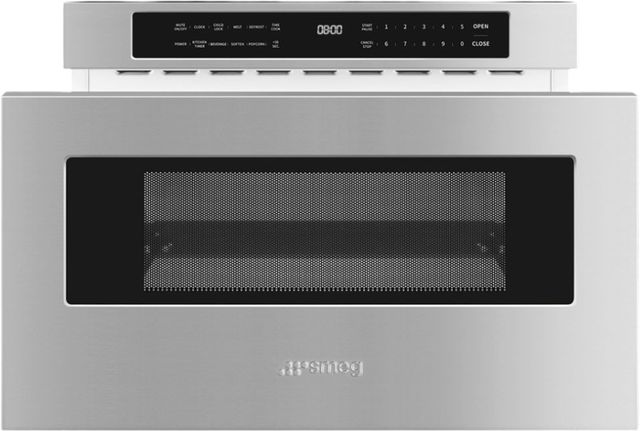 Smeg 24" Stainless Steel Microwave Drawer-1