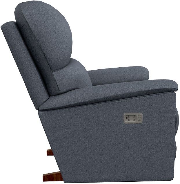 La-Z-Boy® Brooks Midnight Power Rocking Recliner with Headrest and Lumbar-2