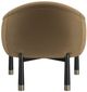 Caracole® Baton Caracole Upholstery Chocolate Truffle Accent Chair-4