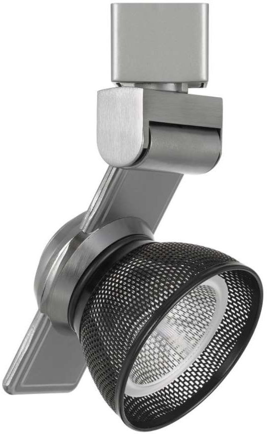 Cal® Lighting & Accessories Black/Brushed Steel Track Light-0