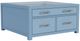 Riverside Furniture Rosalie Cabana Blue Collectors Cocktail Table-0