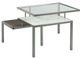 Fairfield® Libby Langdon Polished Nickel Randall Tier Cocktail Table-0