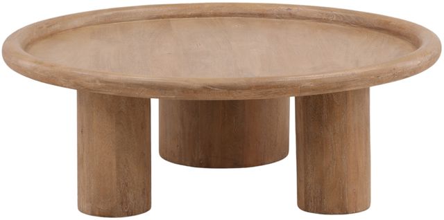 Dovetail Furniture Xanthos Light Natural Coffee Table-2