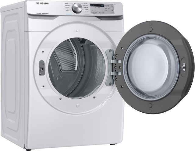 Samsung 7.5 Cu. Ft. White Front Load Gas Dryer-4