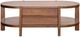 Bassett Mirror Winston Warm Walnut Cocktail Table-1