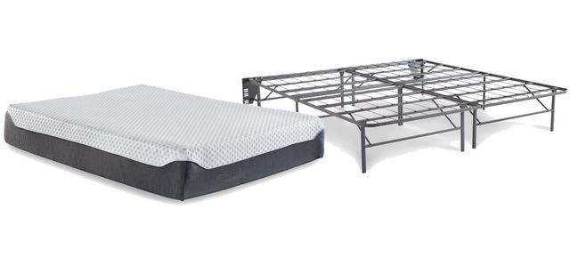 Sierra Sleep® by Ashley® Chime Elite 2-Piece 12" Memory Foam King Mattress Set-0