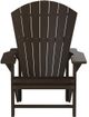C.R. Plastic Generation Line Chocolate Classic Adirondack Outdoor Chair-1