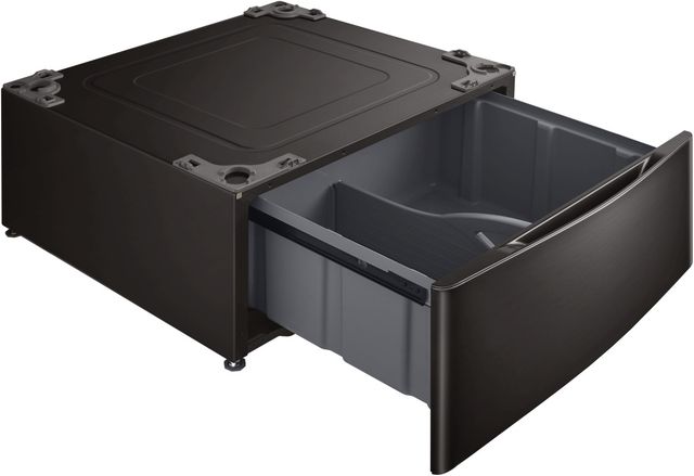 LG 29" W x 14" H Black Steel Laundry Pedestal-4