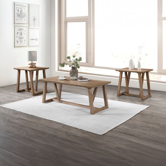 New Classic® Home Furnishings Putnam 3-Piece Natural Occasional Table Set-1