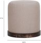 TOV Furniture Como Burl/Saddle Brown Accent Stool-2