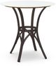 Amisco Customizable Kai 36" White Glass Counter Height Table-0