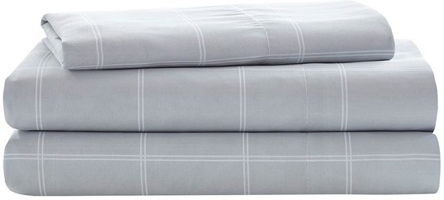 Olliix by Intelligent Design Marsden Blue and Grey Queen Complete Bed and Sheets Set-3