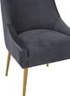 TOV Furniture Beatrix Pleated Grey Side Chair-4