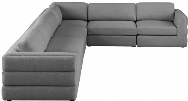 Meridian Furniture Beckham 6-Piece Grey Modular Sectional Sofa Set-2