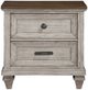 New Classic® Home Furnishings Mariana Vintage Creme Nightstand-2