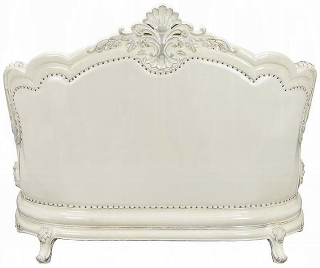 ACME Furniture Adara Antique White/Pearl White Loveseat -3