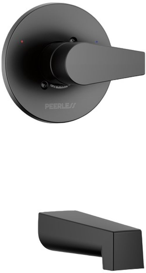 Peerless Xander® Matte Black Tub Only Trim Kit-0