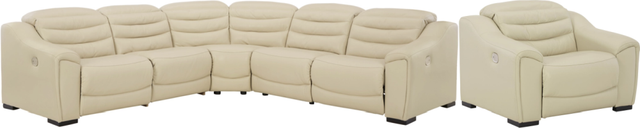 Signature Design by Ashley® Center Line 2-Piece Cream Power Recliner Living Room Set-0