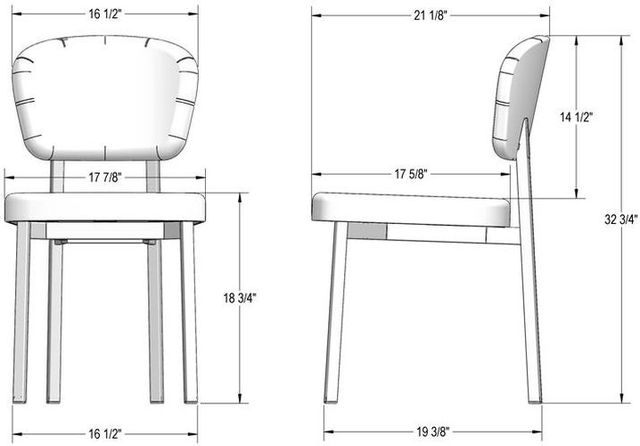 Amisco Customizable Isadora Dining Side Chair-2