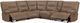 Parker House® Gladiator 6-Piece Genova Mocha Power Reclining L-Shape Sectional-2