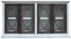 Cottage Creek Furniture Bahari Distressed White/Slate 77" Console-1