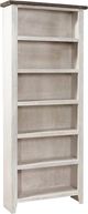 aspenhome® Eastport Drifted White 84" Bookcase-0