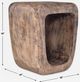 Uttermost® Loophole Bleached Wash Accent Stool-2