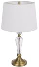Cal® Lighting & Accessories 2-Piece Eastham Antique Brass/White Table Lamp Set-1