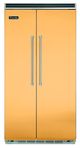 Viking® 42 in. Daffodil Side-by-Side Freezer Refrigerator-0