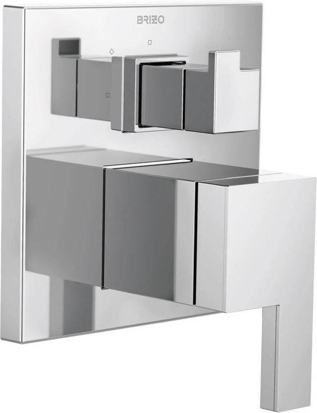 Brizo Siderna® Polished Chrome Pressure Balance Valve with Integrated 3-Function Diverter Trim-0