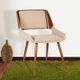 Armen Living Panda Brown Dining Chair-1