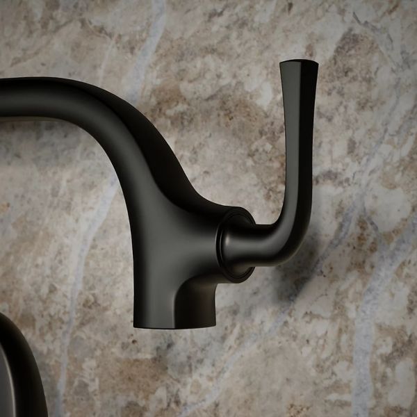 KOHLER® Graze® Matte Black Wall-Mount Pot Filler-2