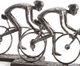 Giftcraft Black/Silver Cyclist Figurine-1