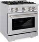 ZLINE Select 30" Stainless Steel Pro Style Gas Range-2