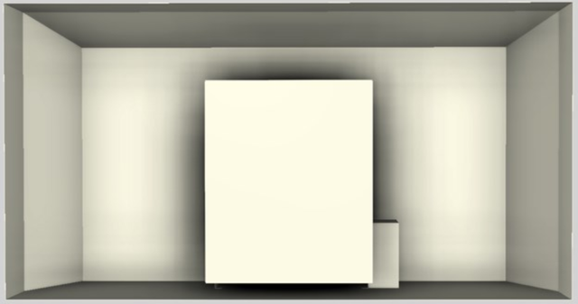 Vent-A-Hood® K Series 36" Biscuit Wall Mounted Liner Insert-3