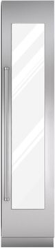 Sub-Zero® 18" Integrated Stainless Steel Wine Storage Door Panel with Pro Handle-0