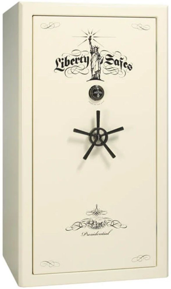 Liberty Safe Presidential White Marble 40 Mechanical Lock Gun Safe-0