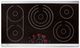 LG 36" Black/Stainless Steel Radiant Electric Cooktop-0