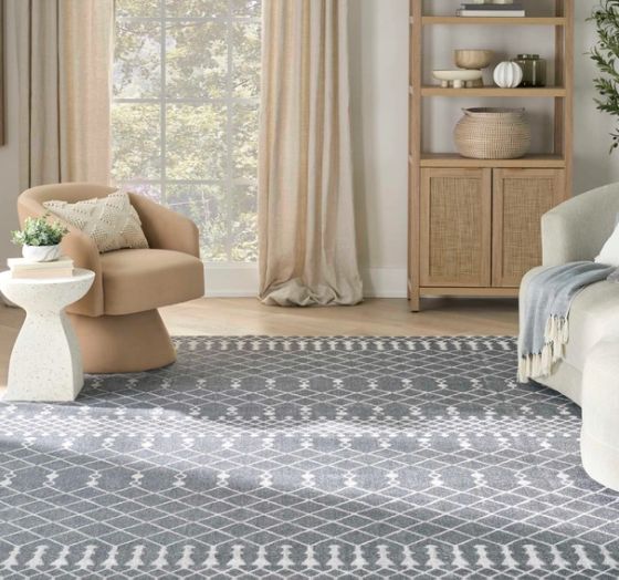 Nourison Home™ Astra Machine Washable Denim 5'x7' Area Rug-2