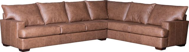 Mayo Customizable 2-Piece Leather L-Shape Sectional-0