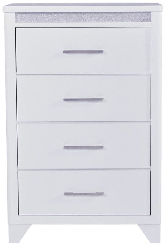 Signature Design by Ashley® Jarlee White 4-Drawer Chest-1