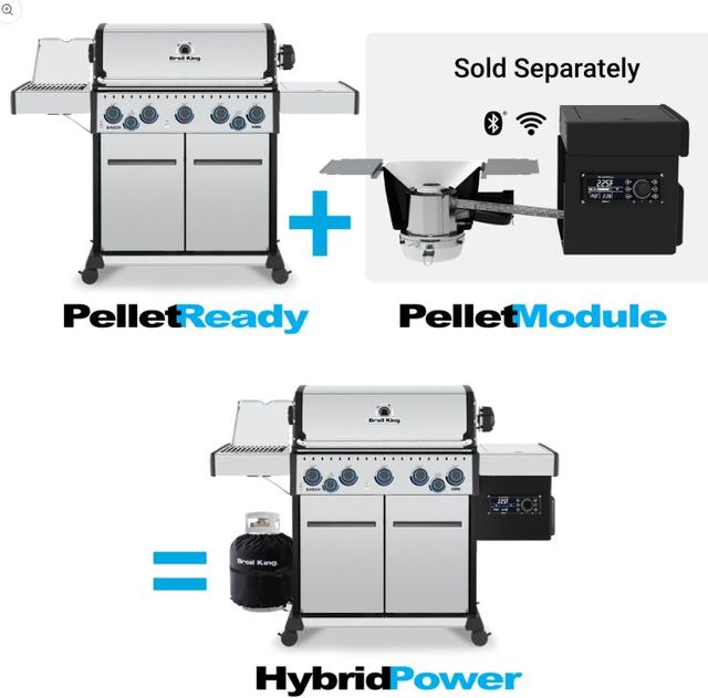 Broil King® Baron S 590 Pro IR 7-Burner Stainless Steel Freestanding Liquid Propane Grill-4