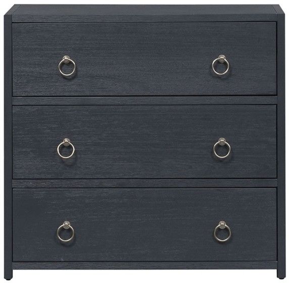 Liberty Furniture East End Wirebrushed Denim Accent Cabinet-2