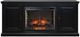 Legends Home Kensington Black 72" Fireplace Console-3