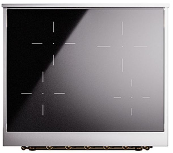Ilve® Nostalgie II Series 30" Midnight Blue Pro Style Induction Range-3