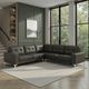 Armen Living Pimentel 3-Piece Cola Sectional Set-1