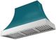 AGA Cascade 48" Salcombe Blue Wall Mounted Range Hood with Polished Chrome Trim-0