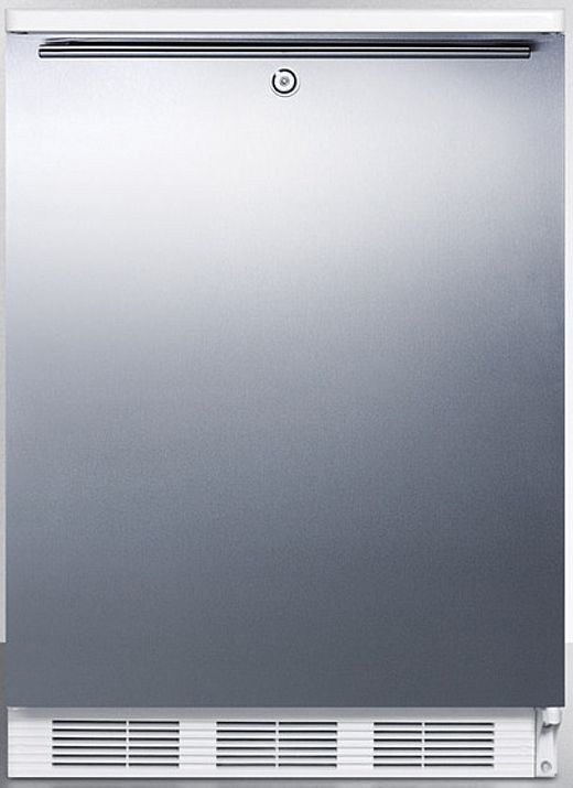 Accucold® by Summit® 24" 5.5 Cu. Ft. Stainless Steel Compact Refrigerator-0