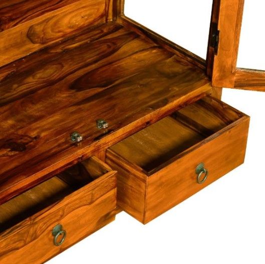 Jaipur Furniture Ganga Brown Display Cabinet-2