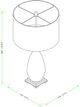 Surya Fontana Teal Table Lamp-1